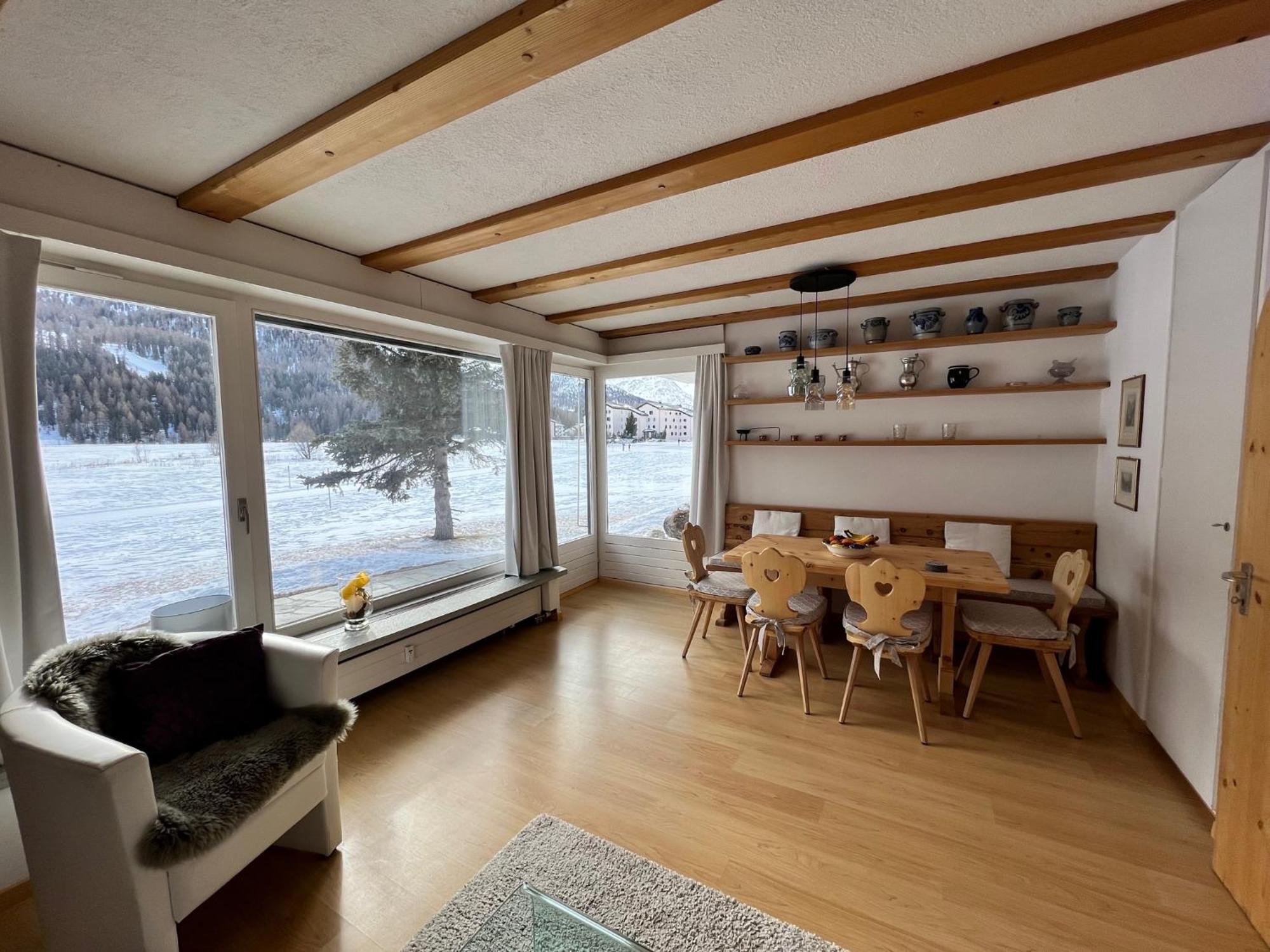 Chesa Suot Ovas Apartment Sils Maria Bilik gambar